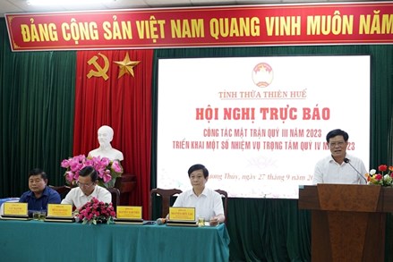 Thừa Thiên Huế: Nhiều điểm nhấn trong công tác Mặt trận