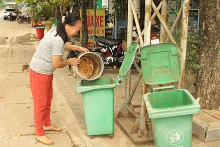 Hiệu quả từ việc phân loại, xử lý rác tại nhà ở huyện Ngọc Lặc