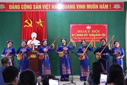 Ngày hội Đại đoàn kết tại thôn Phiêng Cuôn