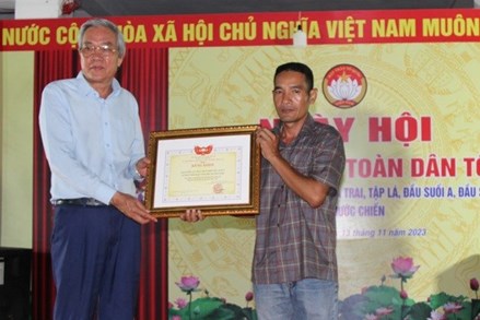 Ninh Thuận: Từng bừng Ngày hội Đại đoàn kết toàn dân tộc liên khu dân cư xã Phước Chiến