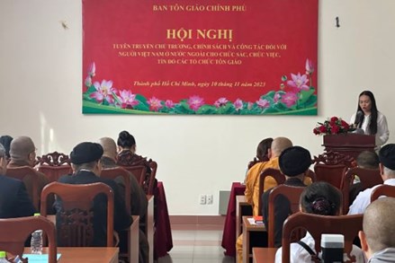 Việt Nam quan tâm thúc đẩy đoàn kết tôn giáo trong công tác kiều bào