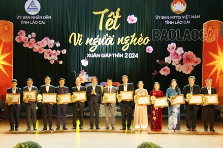 Lào Cai: Hơn 16,7 tỷ đồng đăng ký ủng hộ "Tết vì người nghèo" Xuân Giáp Thìn năm 2024