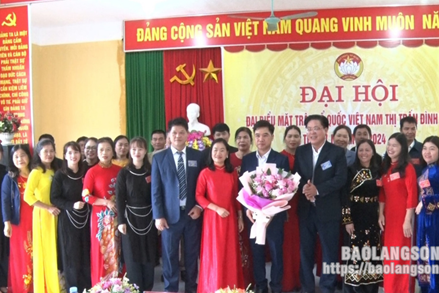 Lạng Sơn: Tổ chức thành công đại hội điểm cấp cơ sở huyện Đình Lập và huyện Tràng Định nhiệm kỳ 2024 – 2029