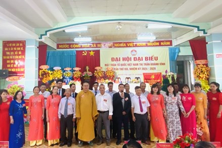 Khánh Hòa: Đại hội đại biểu MTTQ Việt Nam thị trấn Khánh Vĩnh lần thứ VIII, nhiệm kỳ 2024 - 2029