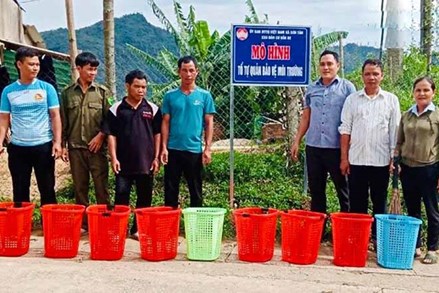 Ủy ban MTTQ Việt Nam xã Sơn Tân góp sức xây dựng quê hương