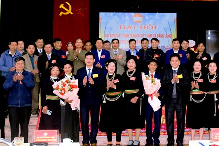 Đại hội điểm MTTQ xã Bằng Lang (huyện Quang Bình, tỉnh Hà Giang)