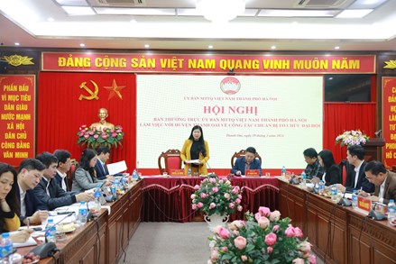 TP Hà Nội: Kiểm tra công tác chuẩn bị Đại hội Mặt trận huyện Thanh Oai