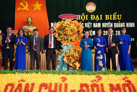 Quảng Bình: Huyện đầu tiên tổ chức Đại hội Mặt trận