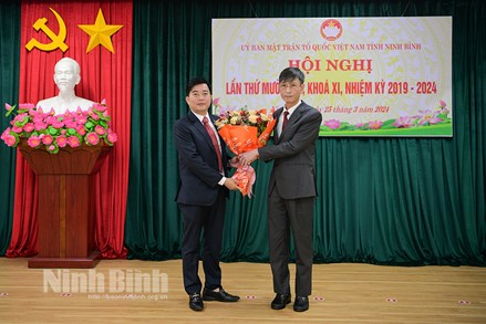 Ủy ban MTTQ Việt Nam tỉnh Ninh Bình có tân Phó Chủ tịch
