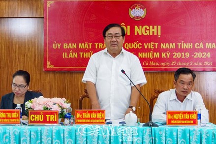 Cà Mau: Lấy ý kiến đóng góp dự thảo các văn bản Đại hội đại biểu MTTQ Việt Nam tỉnh lần thứ X