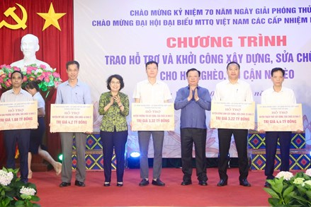 Thành phố Hà Nội: Khởi công xây dựng, sửa chữa 725 nhà ở cho hộ nghèo, cận nghèo