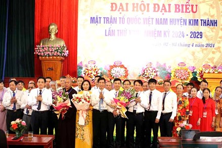 Hải Dương: Đại hội điểm MTTQ Việt Nam huyện Kim Thành lần thứ 23, nhiệm kỳ 2024 - 2029