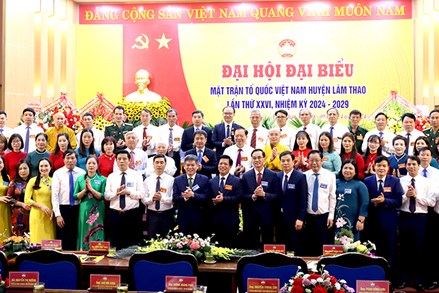 Phú Thọ: Đại hội điểm Ủy ban MTTQ huyện Lâm Thao lần thứ XXVI, nhiệm kỳ 2024 - 2029