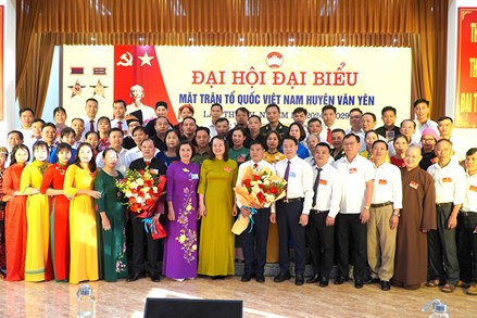 Yên Bái: Đại hội Mặt trận Tổ quốc huyện Văn Yên lần thứ XV