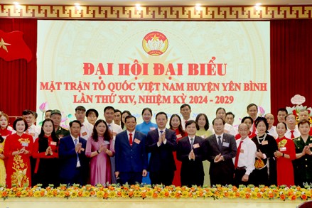 Yên Bái: Đại hội đại biểu Mặt trận Tổ quốc Việt Nam huyện Yên Bình lần thứ XIV