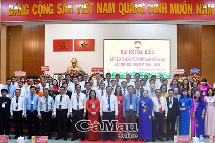 Cà Mau: Đại hội điểm MTTQ Việt Nam TP Cà Mau lần thứ XIII, nhiệm kỳ 2024-2029
