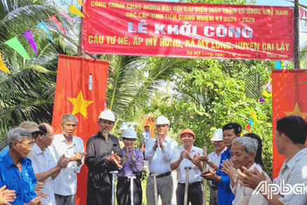Nhiều công trình chào mừng Đại hội Mặt trận Tổ quốc các cấp tỉnh Tiền Giang