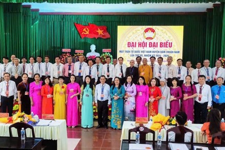 Bình Thuận: Đại hội MTTQVN huyện Hàm Thuận Nam, nhiệm kỳ 2024 -2029 