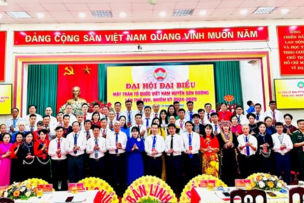 Tuyên Quang: Tổ chức thành công Đại hội đại biểu MTTQ huyện Sơn Dương