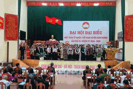 Kon Tum: Đại hội đại biểu Mặt trận Tổ quốc Việt Nam huyện Kon Plông lần thứ XI, nhiệm kỳ 2019-2024