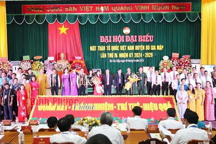 Bình Phước: Đại hội Đại biểu MTTQVN huyện Bù Gia Mập: Đoàn kết - trách nhiệm - trí tuệ - hiệu quả
