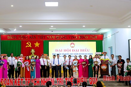 Bình Phước: Đại hội đại biểu MTTQVN huyện Bù Đăng lần thứ IX, nhiệm kỳ 2024-2029