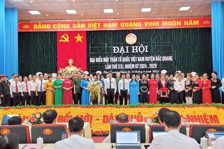 Hà Giang: Đại hội đại biểu MTTQ huyện Bắc Quang, Yên Minh nhiệm kỳ 2024-2029