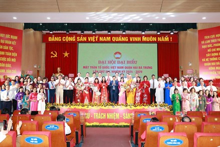 Thành phố Hà Nội: Đại hội đại biểu MTTQ Việt Nam quận Hai Bà Trưng lần thứ XVI, nhiệm kỳ 2024-2029