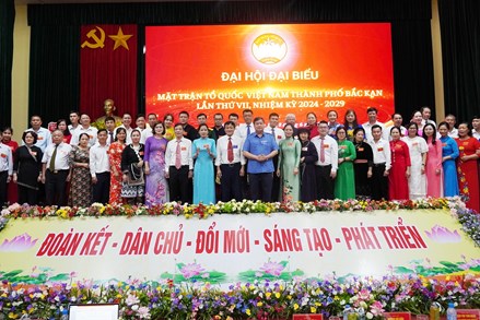 Bắc Kạn: Đại hội MTTQ Việt Nam TP. Bắc Kạn lần thứ VII, nhiệm kỳ 2024 – 2029