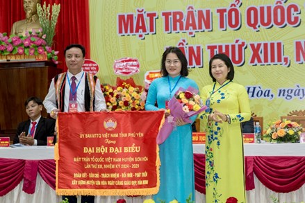 Phú Yên: Đại hội đại biểu MTTQ huyện Sơn Hòa lần thứ XIII, nhiệm kỳ 2024-2029