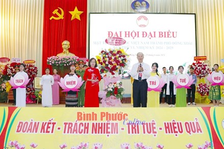 Bình Phước: Đại hội đại biểu MTTQVN thành phố Đồng Xoài lần thứ VI