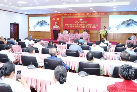 Hội nghị Ủy ban MTTQ Việt Nam tỉnh Lào Cai lần thứ 14, nhiệm kỳ 2019 – 2024