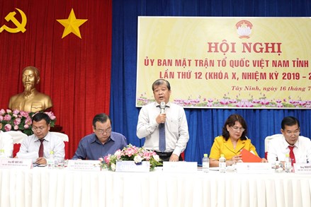 Ủy ban MTTQVN tỉnh Tây Ninh: Tập trung tổ chức thành công Đại hội lần thứ XI, nhiệm kỳ 2024-2029 