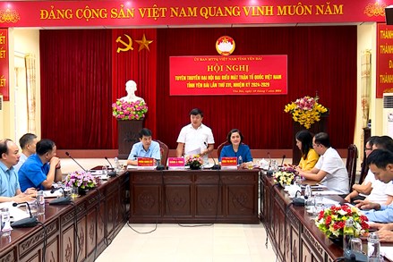 Đại hội đại biểu Mặt trận Tổ quốc Việt Nam tỉnh Yên Bái lần thứ XVI sẽ diễn ra ngày 23 và 24/7