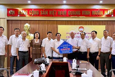 Thanh Hóa: Tiếp nhận hỗ trợ xây dựng nhà ở cho hộ nghèo, gia đình chính sách, hộ còn khó khăn về nhà ở