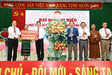 Đắk Nông thực hiện hơn 250 phần việc chào mừng đại hội MTTQ các cấp