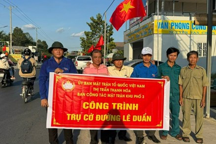 Lan tỏa mô hình Mỗi khu dân cư một công trình ở tỉnh Long An