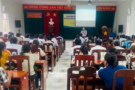 Bình Thuận: Bồi dưỡng nghiệp vụ cho 124 cán bộ, công chức Mặt trận