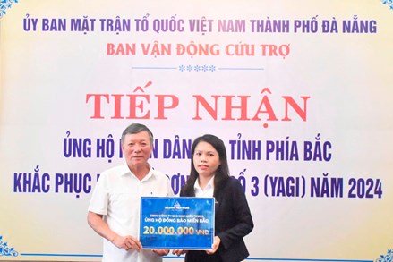 Đà Nẵng: Tiếp nhận trên 5 tỷ đồng ủng hộ đồng bào bị thiệt hại do bão