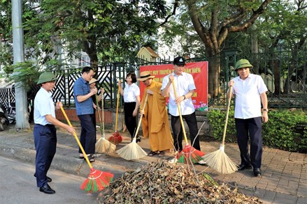 Hưng Yên phát động toàn dân tham gia tổng vệ sinh khắc phục hậu quả cơn bão số 3