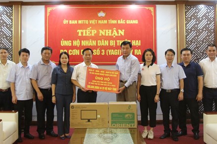 Bắc Giang: Tiếp nhận gần 72,5 tỷ đồng ủng hộ khắc phục thiệt hại do bão số 3