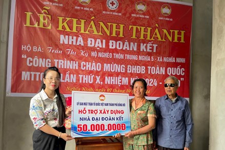 Quảng Bình: Hỗ trợ xây dựng 160 nhà Đại đoàn kết cho hộ nghèo