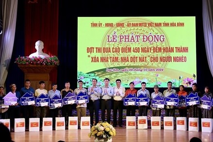 Hòa Bình nỗ lực xóa nhà tạm, nhà dột nát cho hộ nghèo