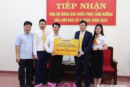 Hải Dương tiếp nhận gần 53 tỷ đồng vào Quỹ Cứu trợ tỉnh