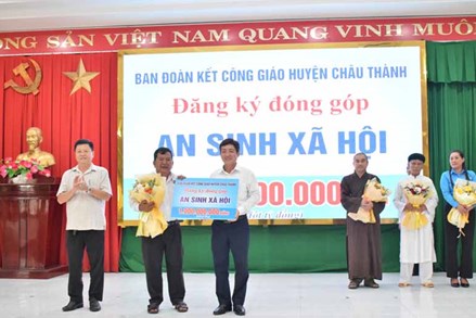 Châu Thành (Bến Tre): Phát huy hiệu quả tháng cao điểm “Vì người nghèo”