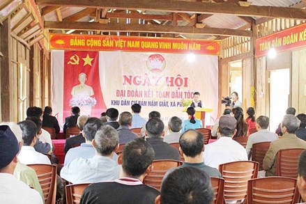 MTTQ huyện Thuận Châu phát huy sức mạnh khối đại đoàn kết toàn dân tộc