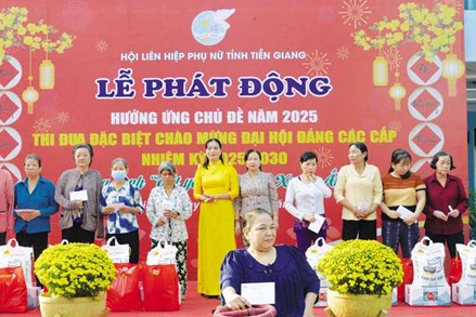 Tiền Giang: Cùng chung tay chăm lo Tết cho người nghèo