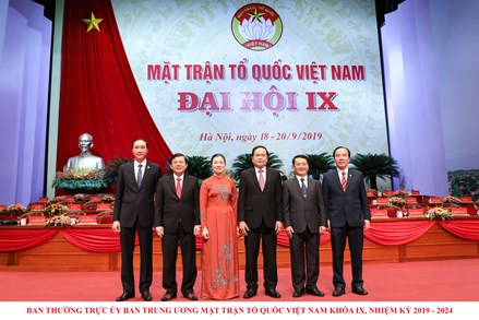 Thư cảm ơn của Ban Thường trực Ủy ban Trung ương MTTQ Việt Nam