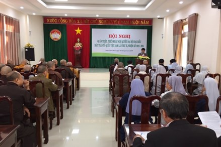 Thừa Thiên - Huế: Quán triệt Nghị quyết Ðại hội MTTQ Việt Nam lần thứ IX