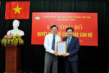 Bổ nhiệm Chánh Văn phòng Ủy ban Đoàn kết Công giáo Việt Nam